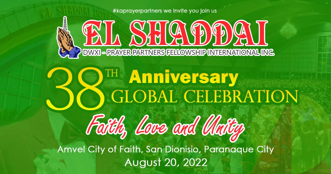 El Shaddai 38th Global Anniversary Celebration